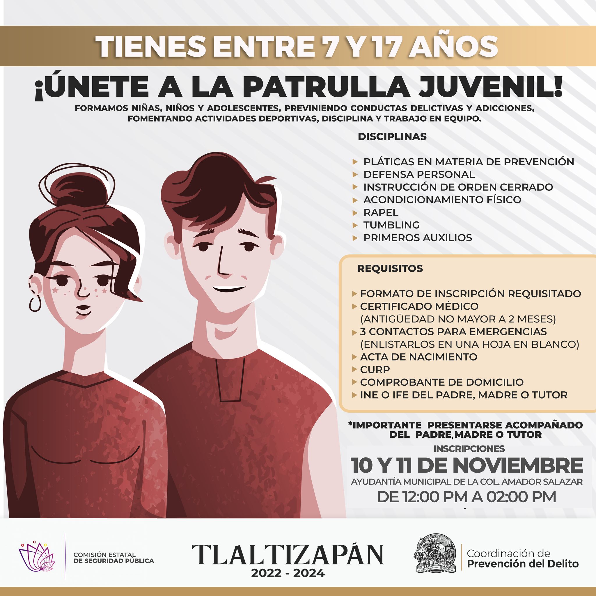 ÚNETE A LA PATRULLA JUVENIL